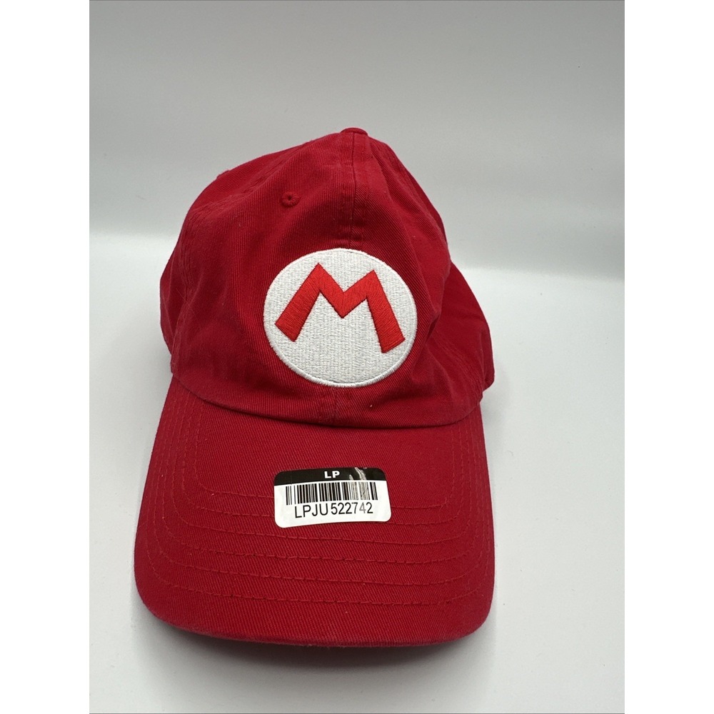 The Super Mario Bros Movie Hat Red Adjustable Ball Cap Snapback‎ Nintendo